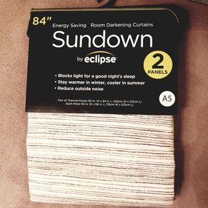 🏷NWT / 84" Panels - Set of 2 / Rm Darkening